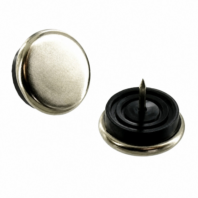 Patin À Clouer En Métal Pour Meubles, 22 Mm, 4 Unités