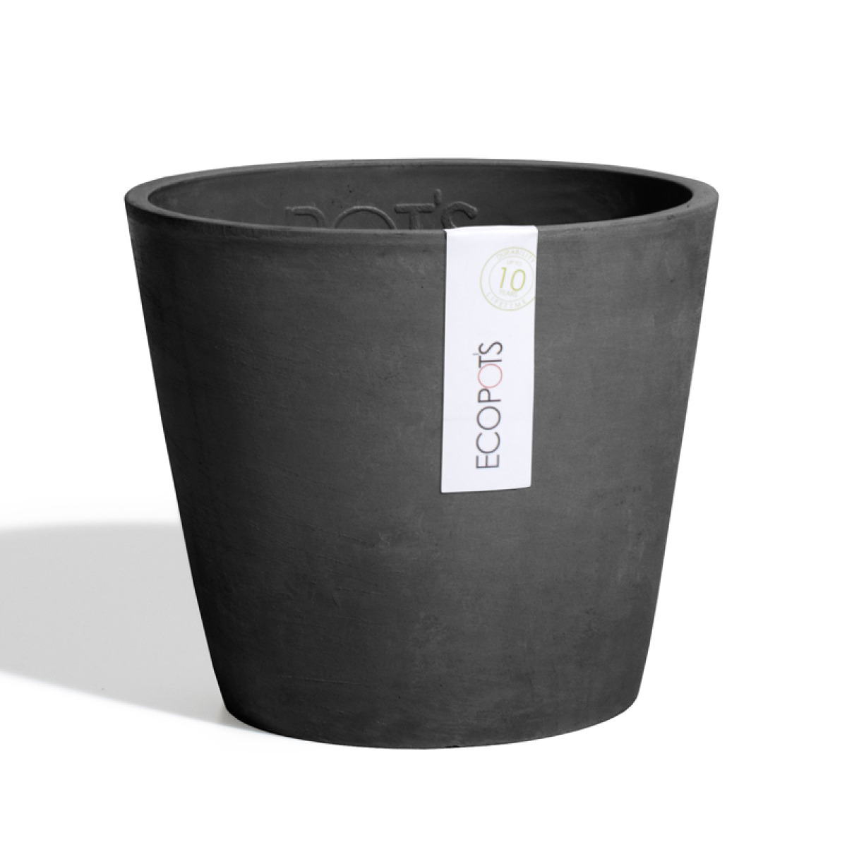Ecopots Grau Blumentopf, Amsterdam (20 X 17.50 Cm) - Bild 2