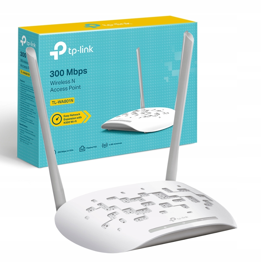 Tp-Link Drahtloszugangspunkt - Tl-Wa801n - Wi-Fi 2.4 Ghz - 2 Antennen - 300 Mbit/S 6935364052461 - Image 7