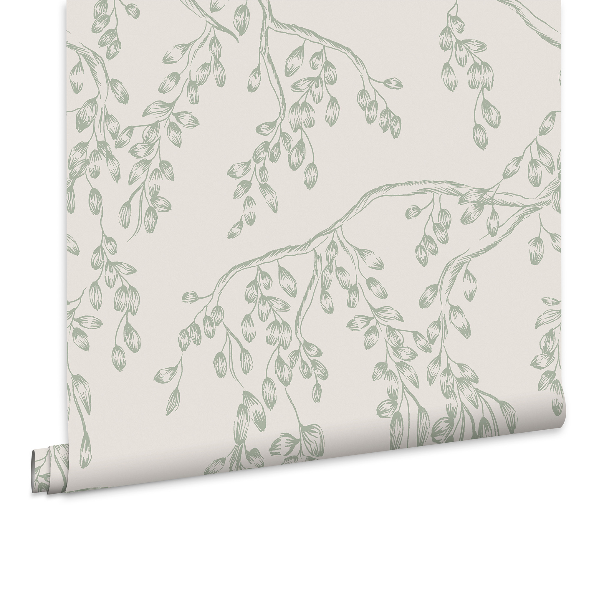 Laura Ashley Vliestapete Rainham Willow Sage - 10mx52cm