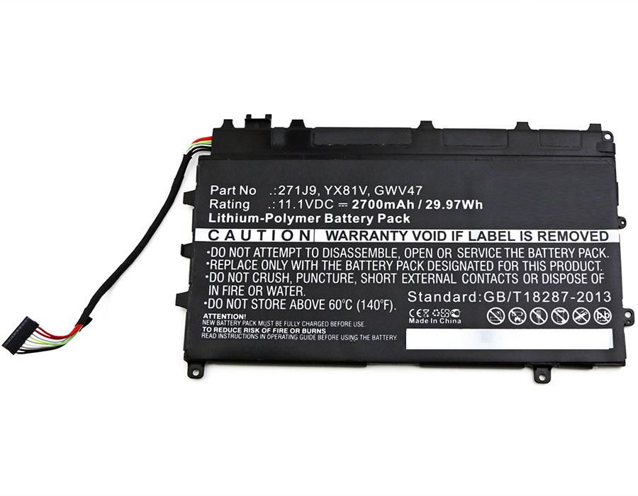 Schwarz Coreparts Dell Laptop-Akku, Mbxde-Ba0106 - Bild 5