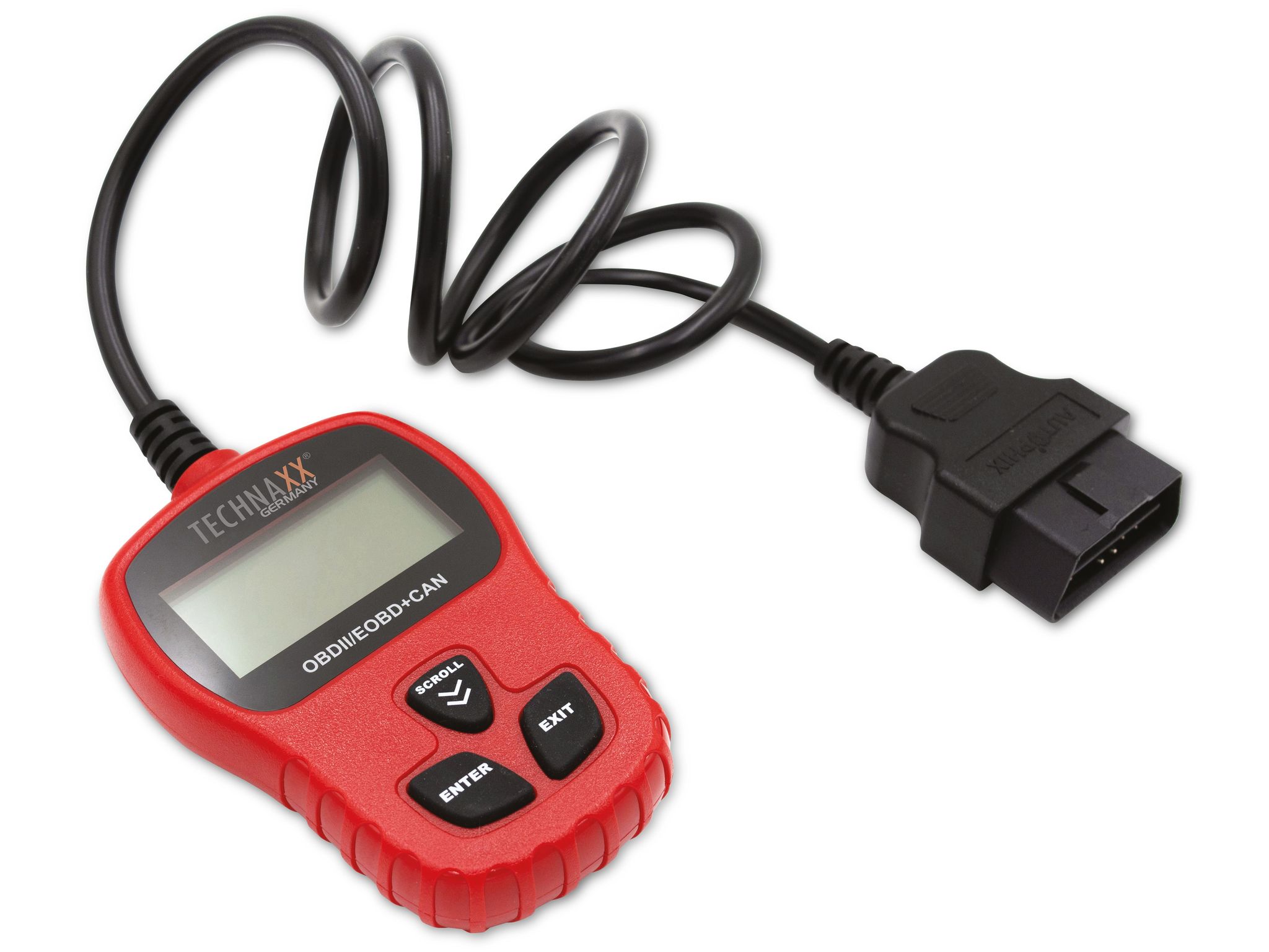 Technaxx Schwarz/Rot On-Board-Diagnose, Diagnostic Device Obd Ii - Image 3