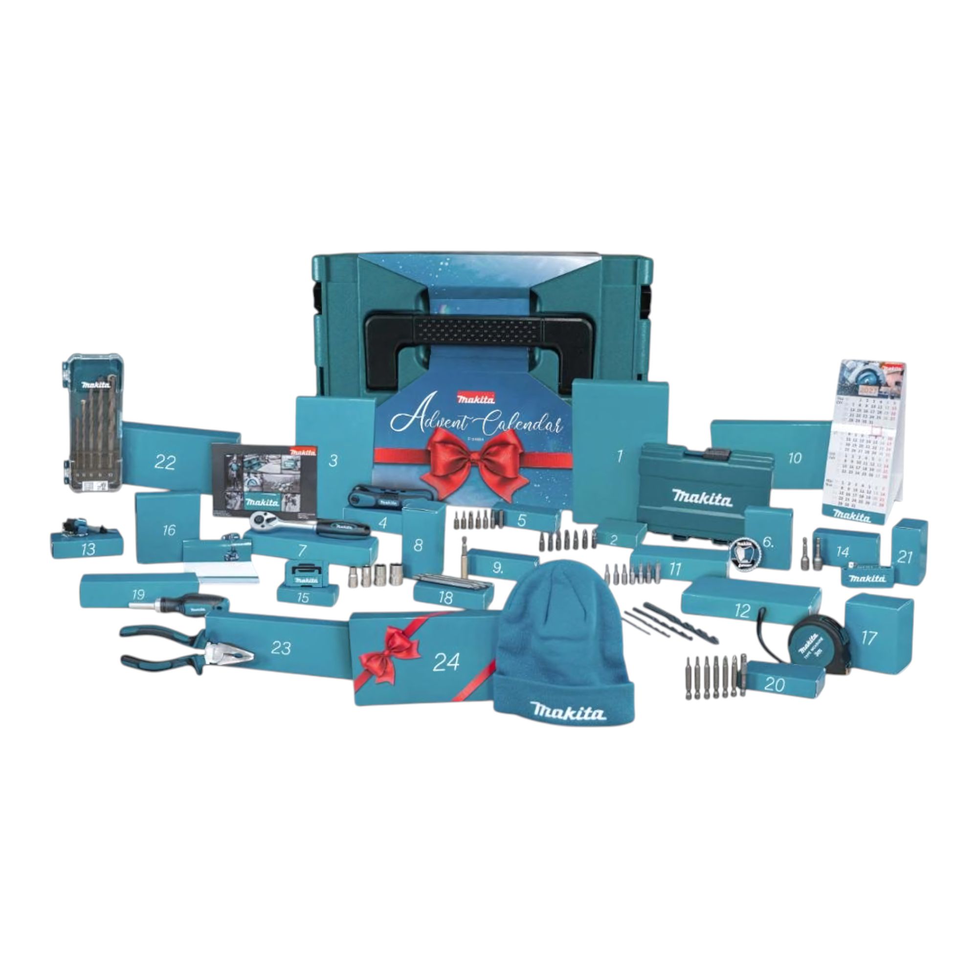 Makita Adventskalender 24-tlg. Schraubwerkzeug-Set für Heimwerker und Profis - Image 8