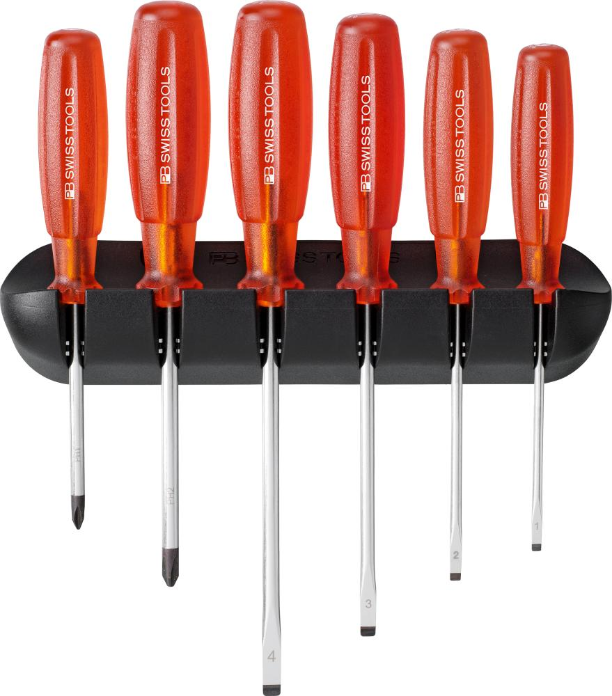 Pb Swiss Tools Schraubendreher-Satz Multicraft 6-Teilig Schlitz Ph