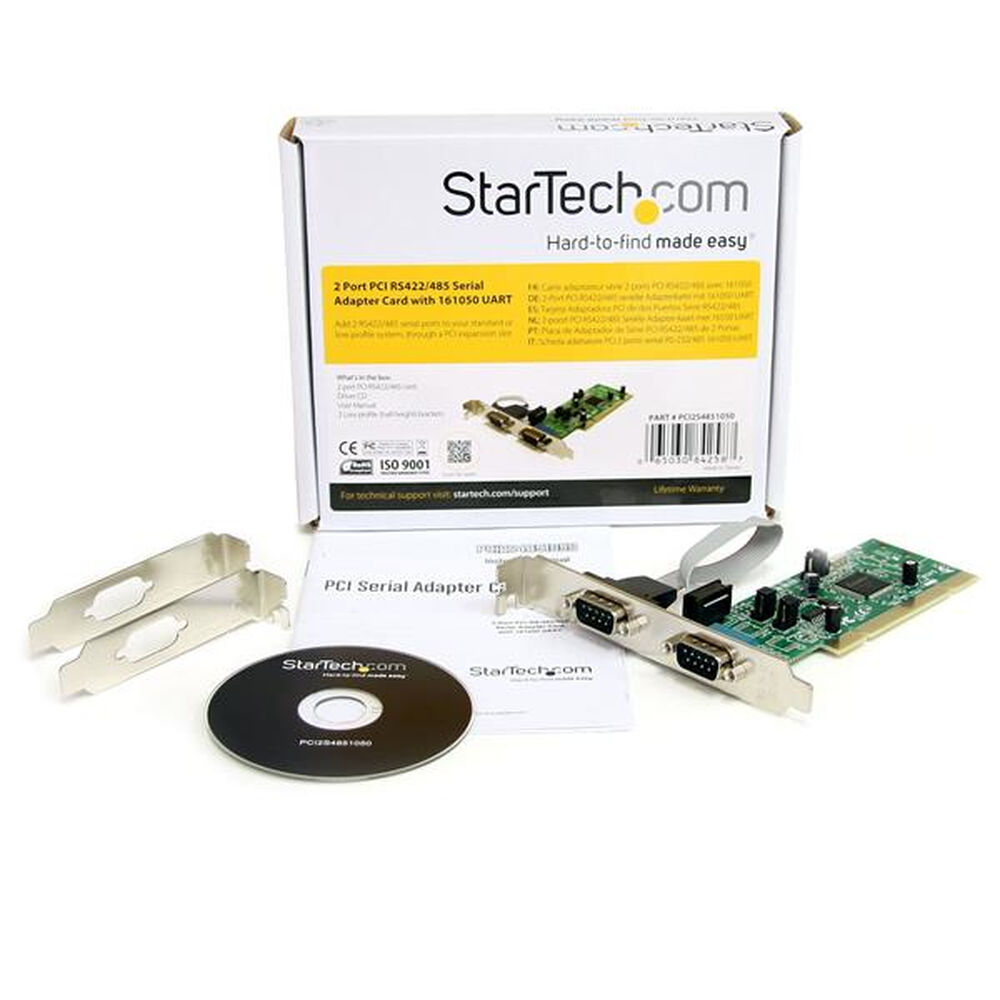 Startech .Com 2 Port Serielle Rs422/485 Pci Schnittstellenkarte Mit 161050 Uart