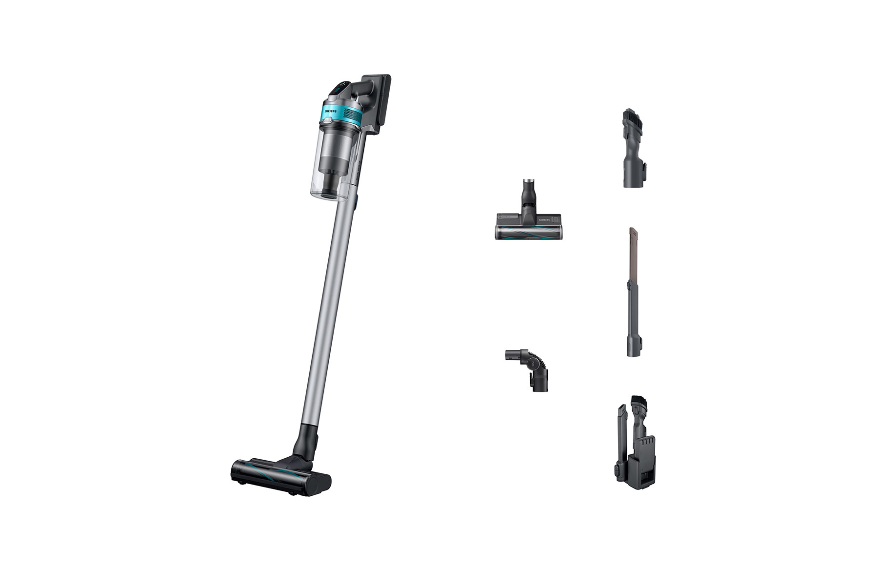Samsung Schwarz Akku Staubsauger Jet 75 Turbo 550W 60 Minuten Hepa Multizyklonisch - Bild 4