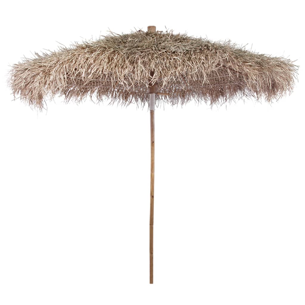 Vidaxl - Parasol En Bambou Avec Toit En Feuille De Bananier 210 Cm