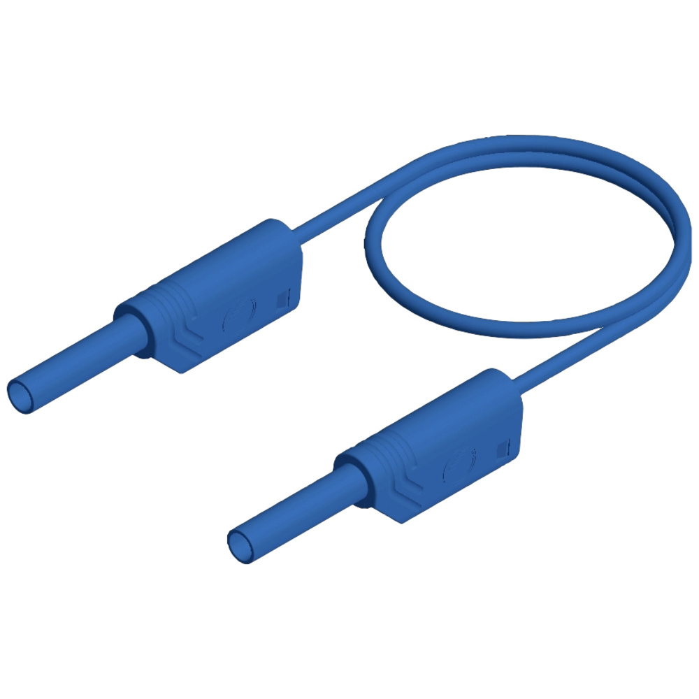 Sks Hirschmann Blau - Mvl S 100/1 Au Sicherheits-Messleitung Lamellenstecker 2 Mm Lamellenstecker 2 Mm 1.00