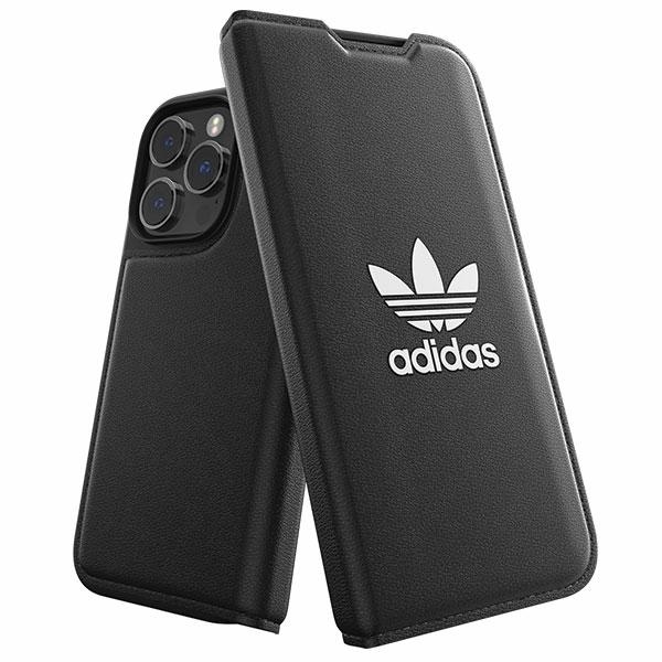 Oem Schwarz Flip Case Für Iphone 14 Pro Adidas Weiß