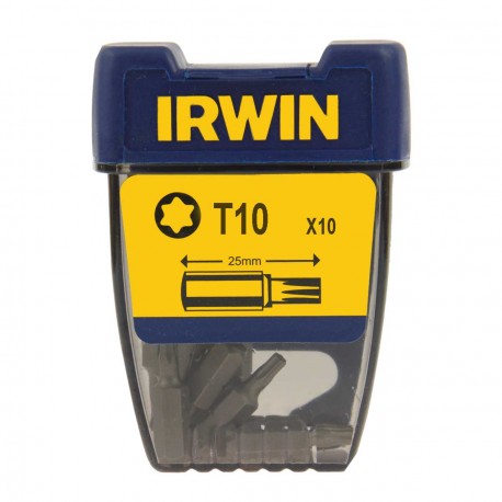Irwin Bit, Torx-Spitze 1/4" 25 Mm, 10 Stück T10 - I-10504351