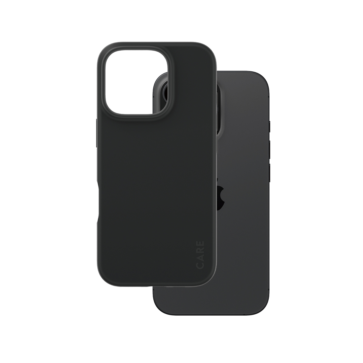 Northix Panzerglass Care By ® Fashionable Case Schwarz Iphone 16 Pro, Cover, Apple, Apple - Iphone 16 Pro, Schwarz