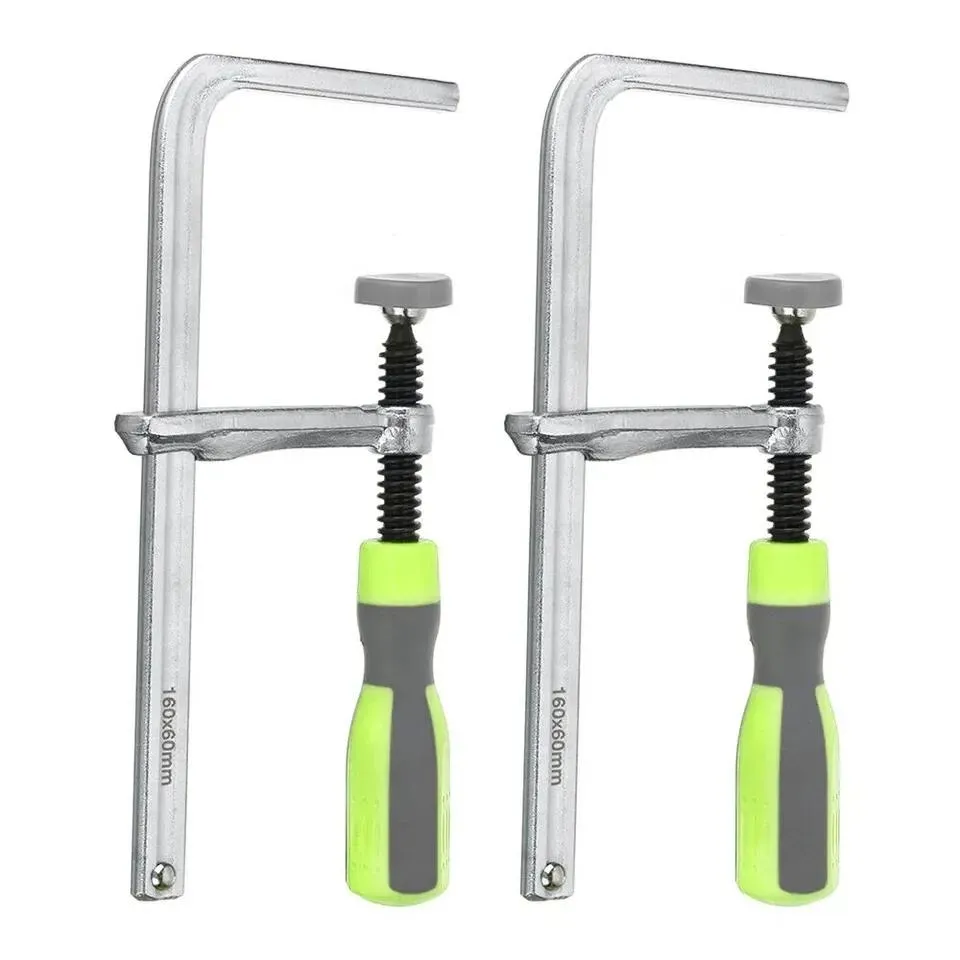Pinces de serrage pour rail de guidage et table MFT, trous 19/20 mm, lot de 2