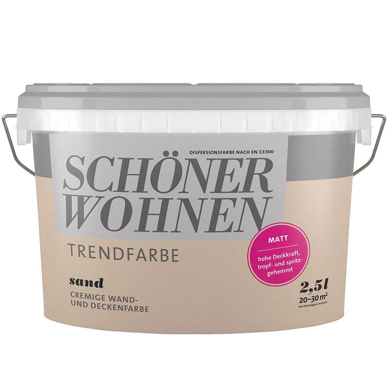 Sw Trend Wandfarbe Matt 2,5l Sand 8514