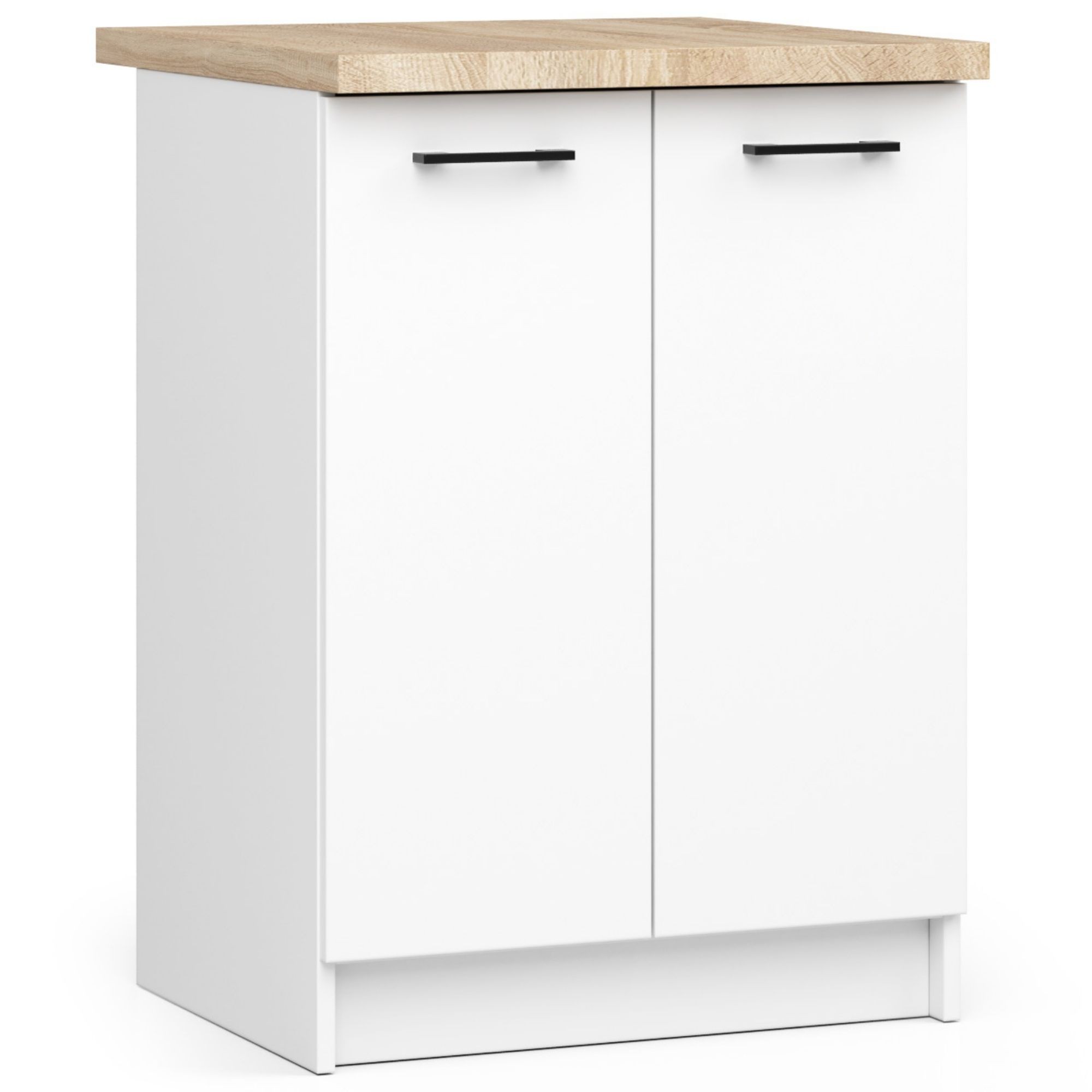 Armoires De Cuisine Basse Akord S60 Oliwia Blanc 60 Cm 2 Portes Façade