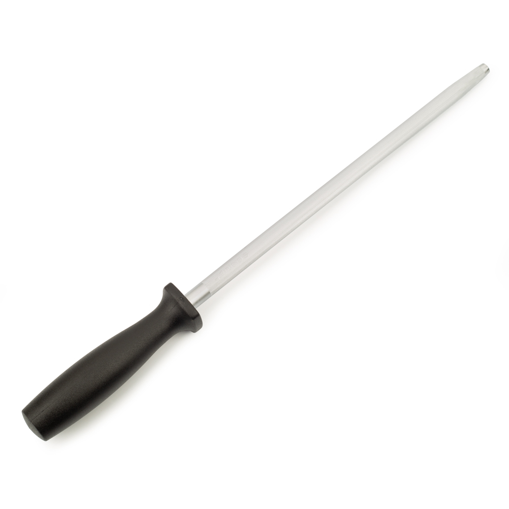 Arcos Schwarz - Messerschärfer Chaira 782100 Mit 23 Cm Klinge Aus Kohlenstoffstahl Und Polypropylen Mango Mit Klingenabdeckung Ø 10 Mm