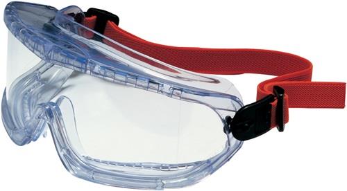 Honeywell Transparent 1006193 Vollsichtbrille Rot En 166-1 Din 166-1