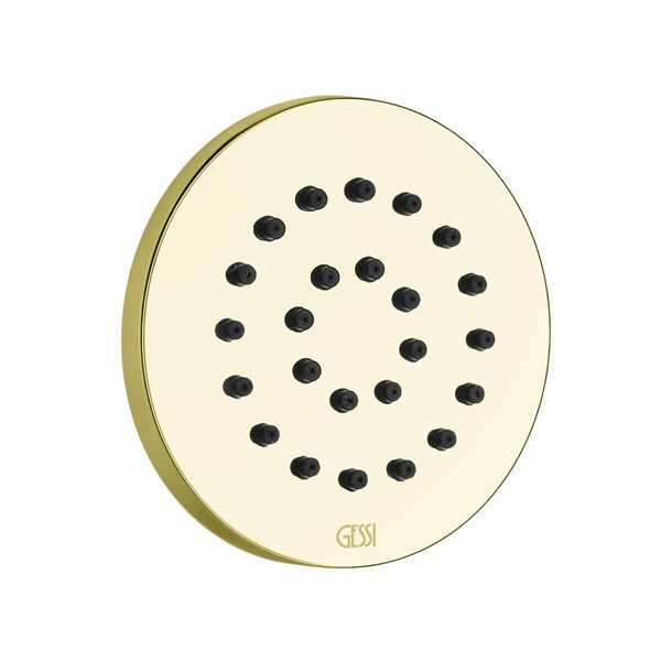 Gessi Gold Duschbrause, Cono Feste Seitenbrause, Rund, Wandmontage, 1-Strahl, 32971 (1 Strahlart) - Image 3