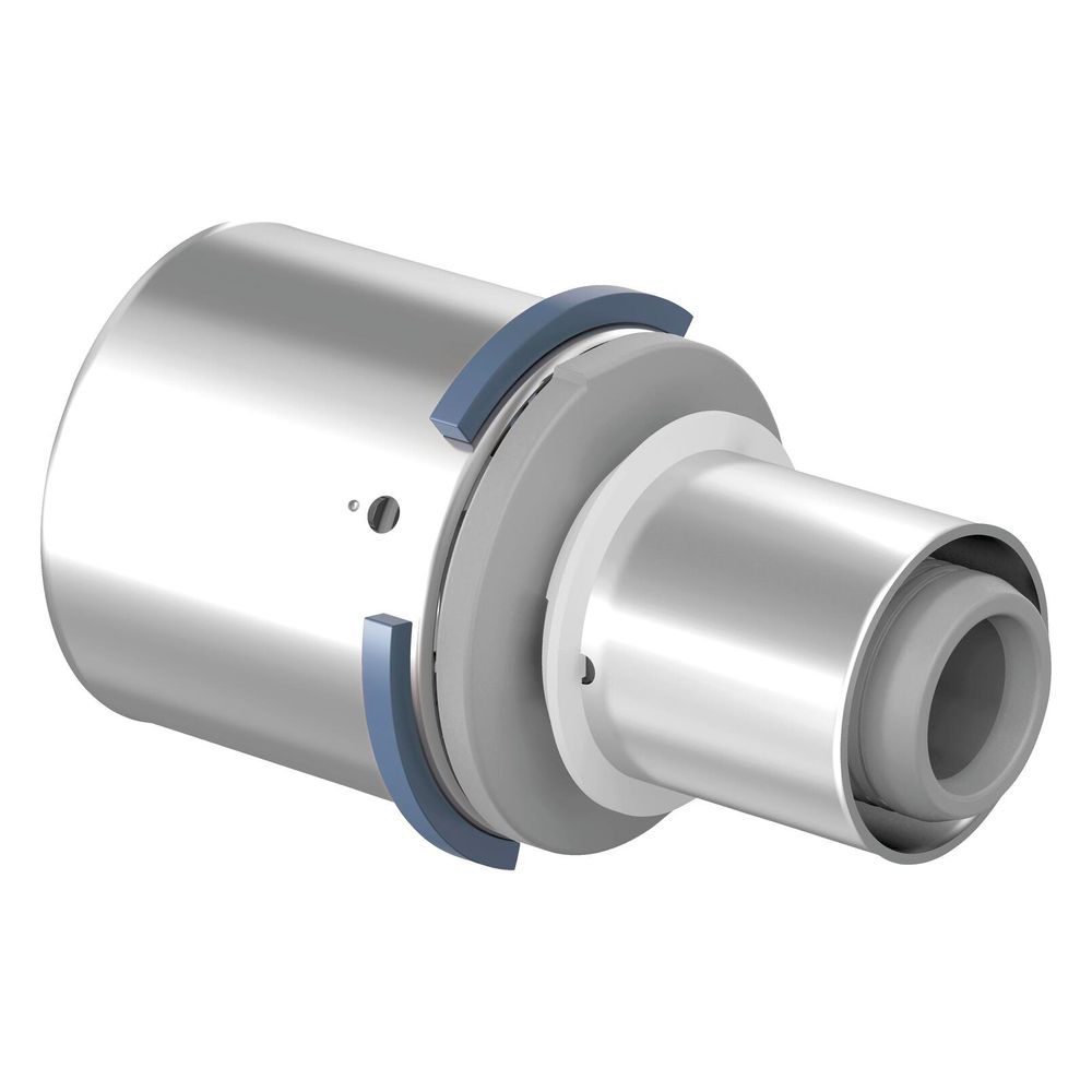 Uponor Versilbert S-Press Verbund Kupplung Reduziert Ppsu 75-50, 1032885