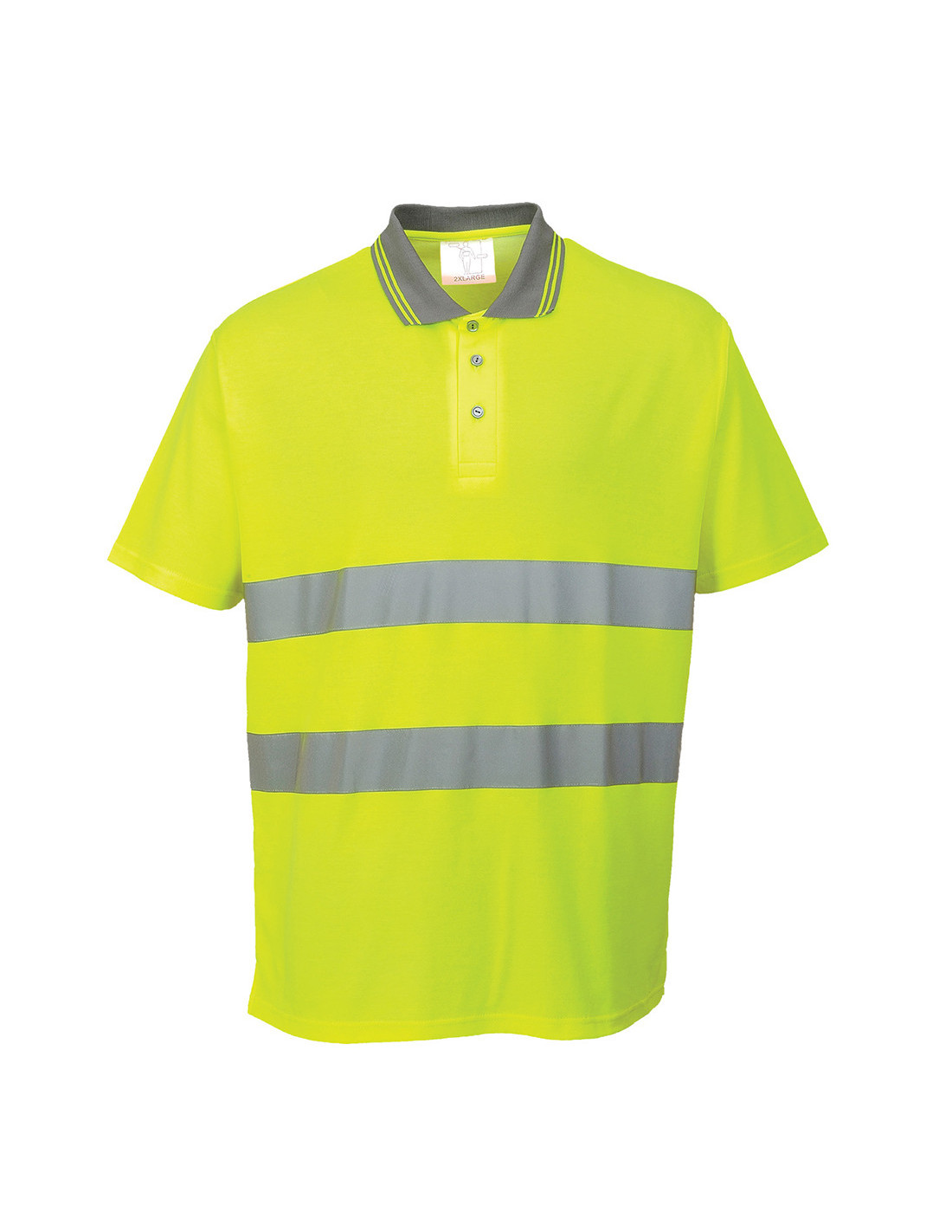 Portwest Gelb Polo Confort Baumwolle M - Bild 3