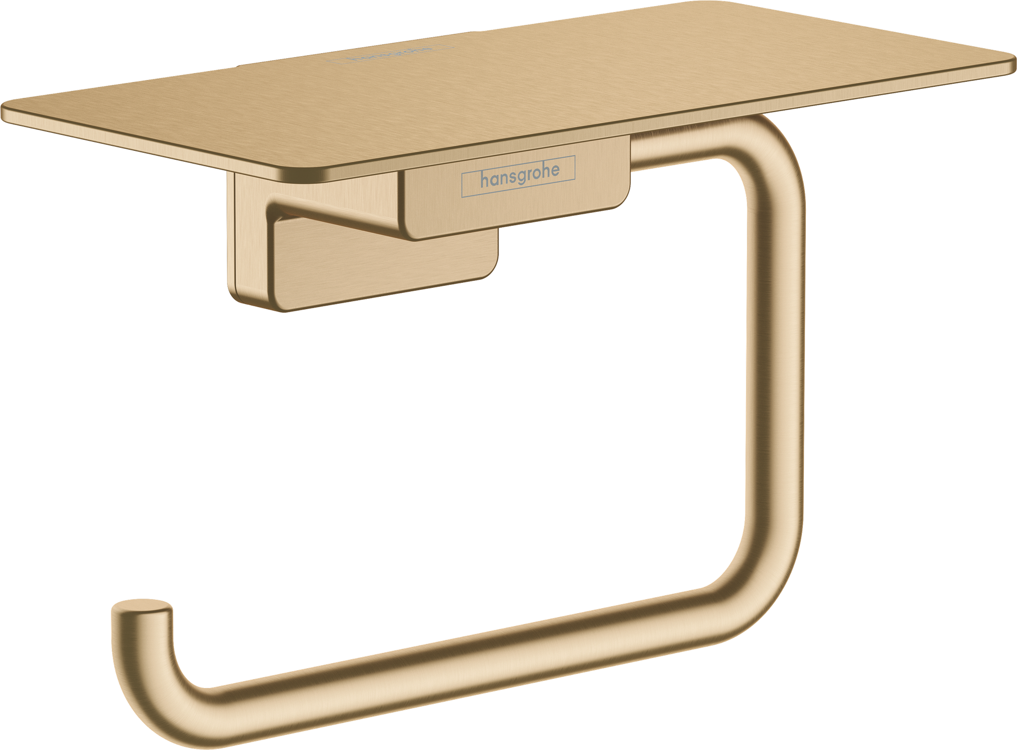 Hansgrohe - Addstoris Q Porte-papier Wc Avec Tablette Bronze Brossé