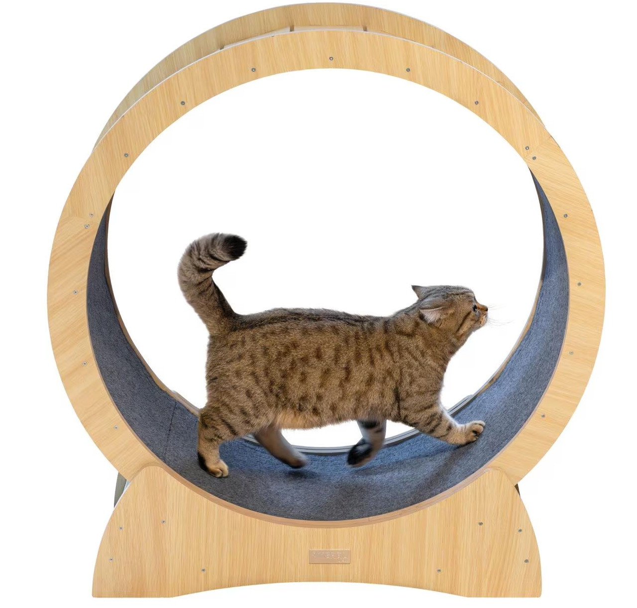 Kerbl Katzenlaufrad Ø 90 cm beige-grau - Image 3