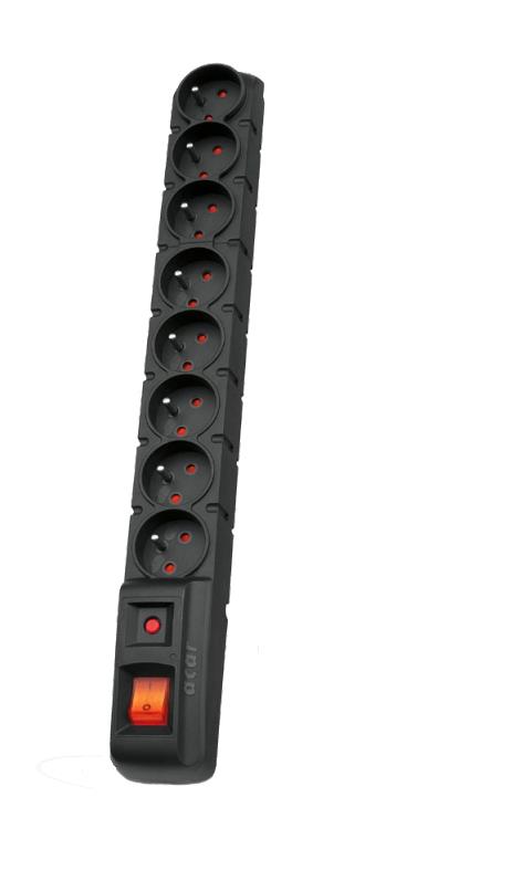 Hsk Schwarz Steckdosenleiste, S8 8 Ac-Ausgänge (8X, Cee 7/5, 5 M) - Image 5