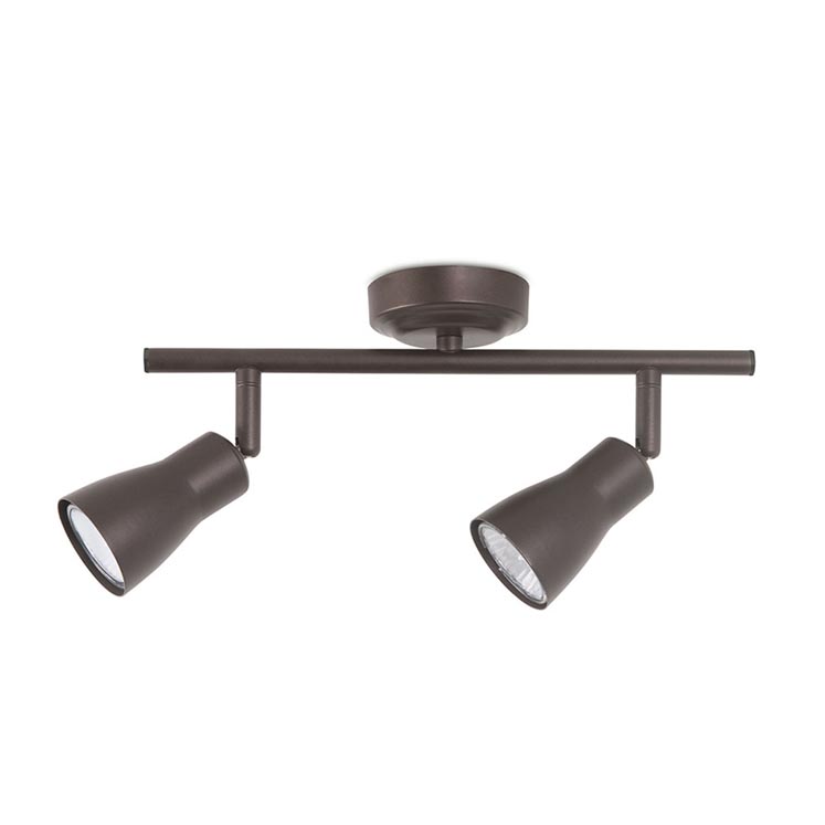 Proiettore Ip20 Safran Doppio Gu10 8w Marrone 1099lm