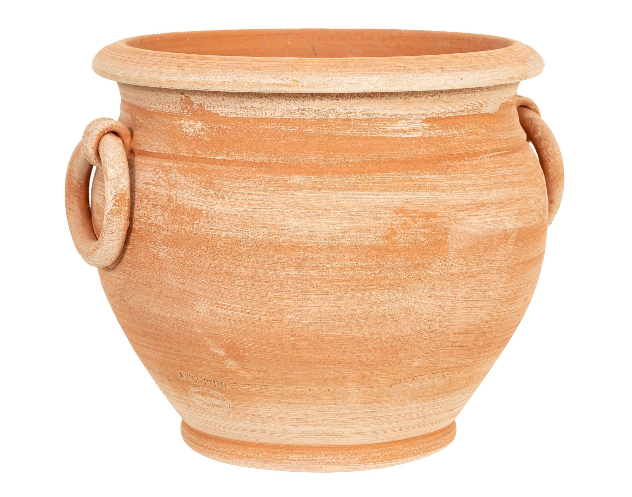 Biscottini - Vase Caspò Terracotta 100% Made In Italy Entièrement Fait