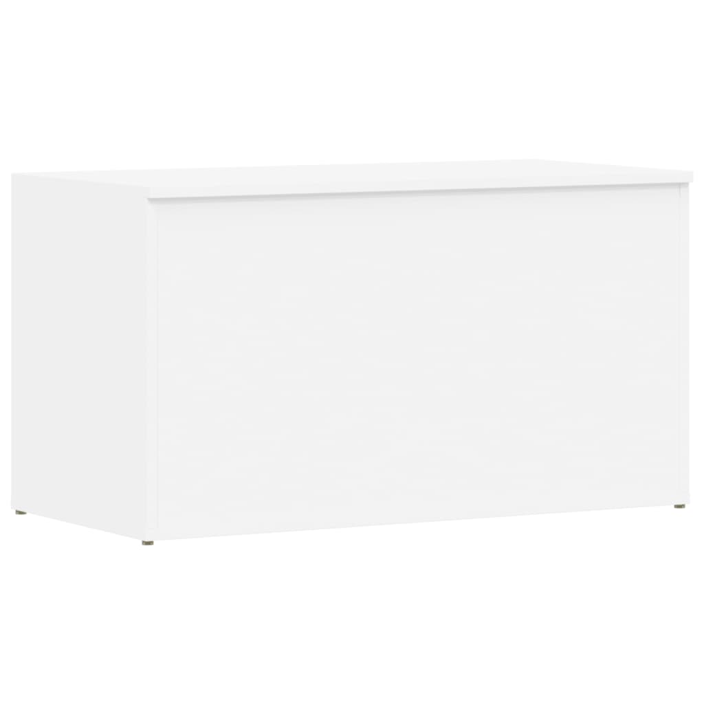 Vidaxl Weiß Aufbewahrungstruhe 84X42x46 Cm Holzwerkstoff