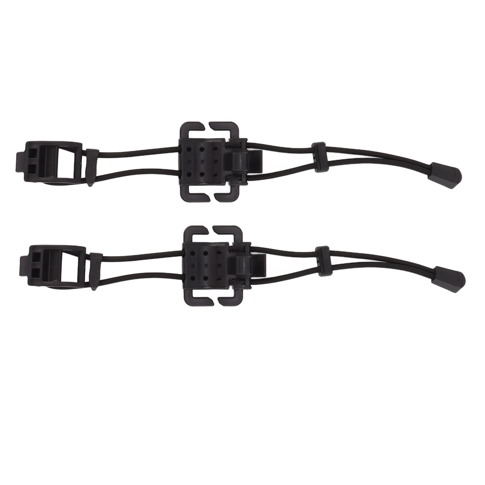 Clip de fixation pour sac à dos système MOLLE en plastique, fixation élastique, lot de 2
