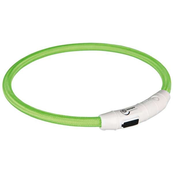 Trixie Flash Leuchthalsband Usb Verstellbar Grün 45 Cm - Image 6