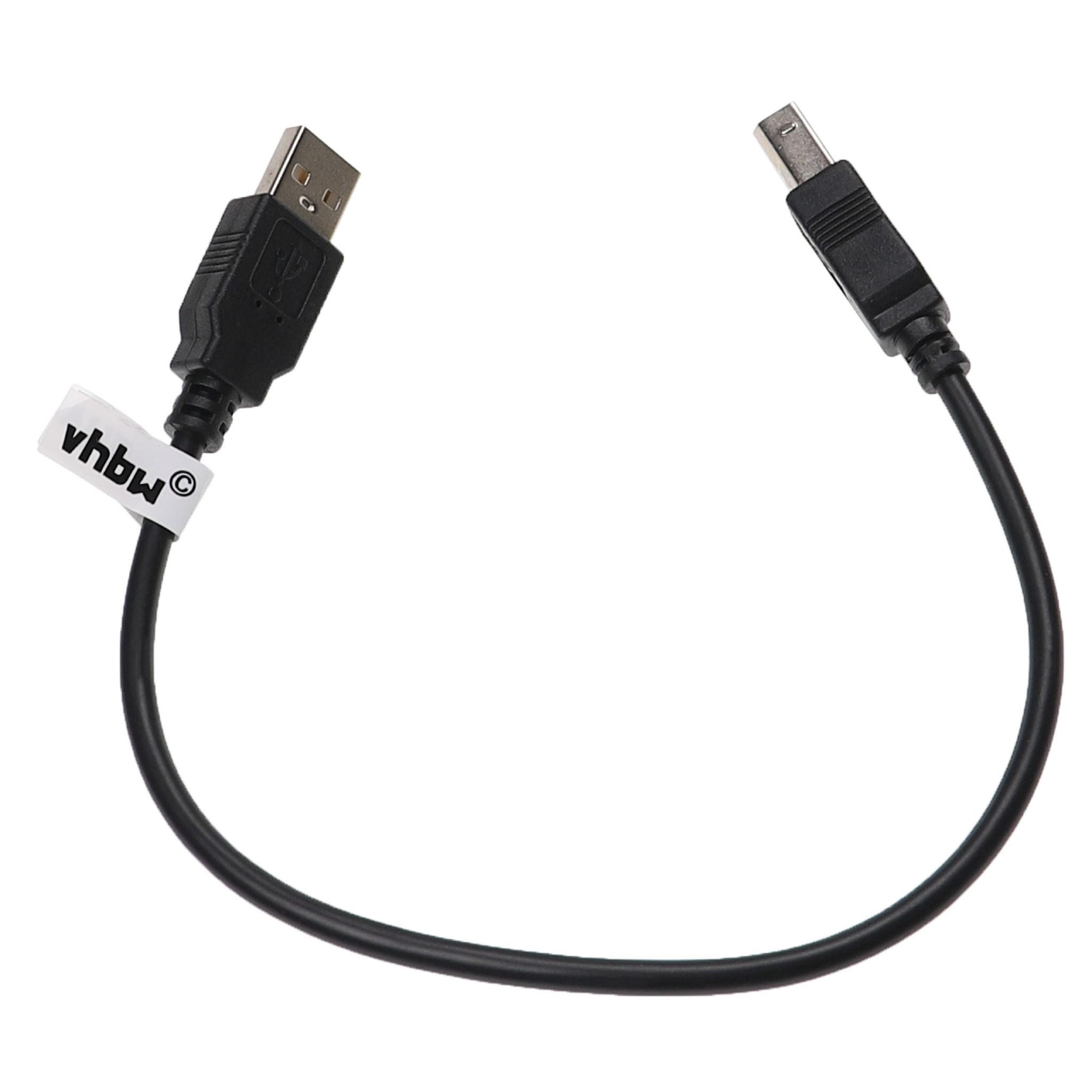 Vhbw Usb A To Usb B Printer Cable Scanner Cable Adapter Cable Compatible With Boss Katana Mk2 100, Katana Mk2 50 - 0.3 M Black