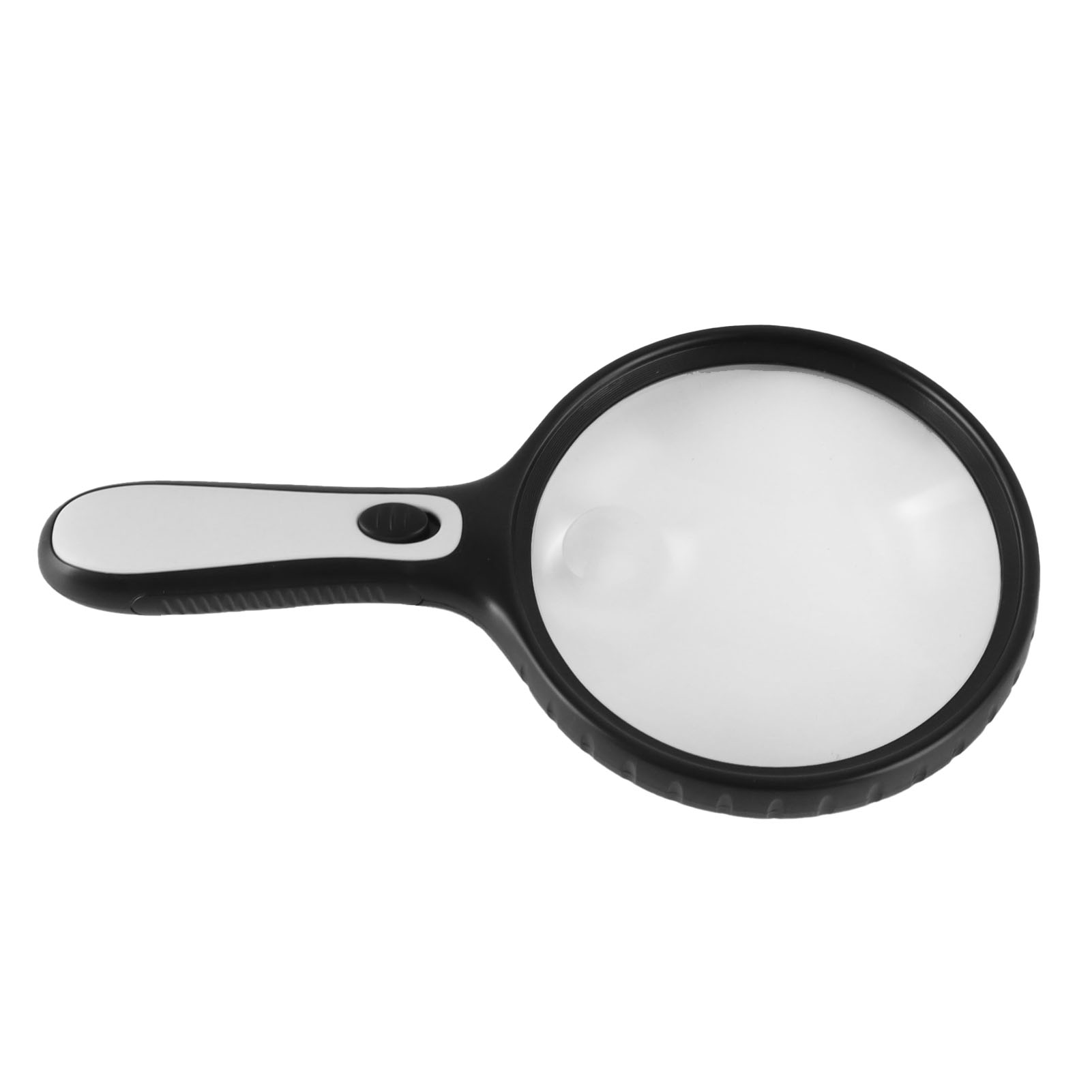 Loupe à main éclairée 4 LED, large champ de vision, surface résistante aux rayures