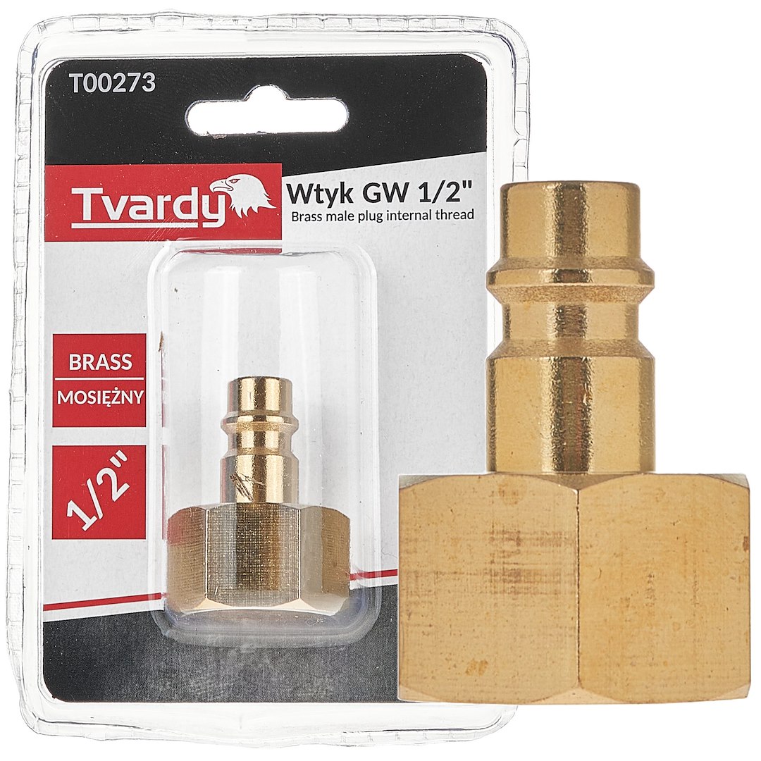 Import Messingstecker Gw 1/2" Außengewinde (1/10/100)
