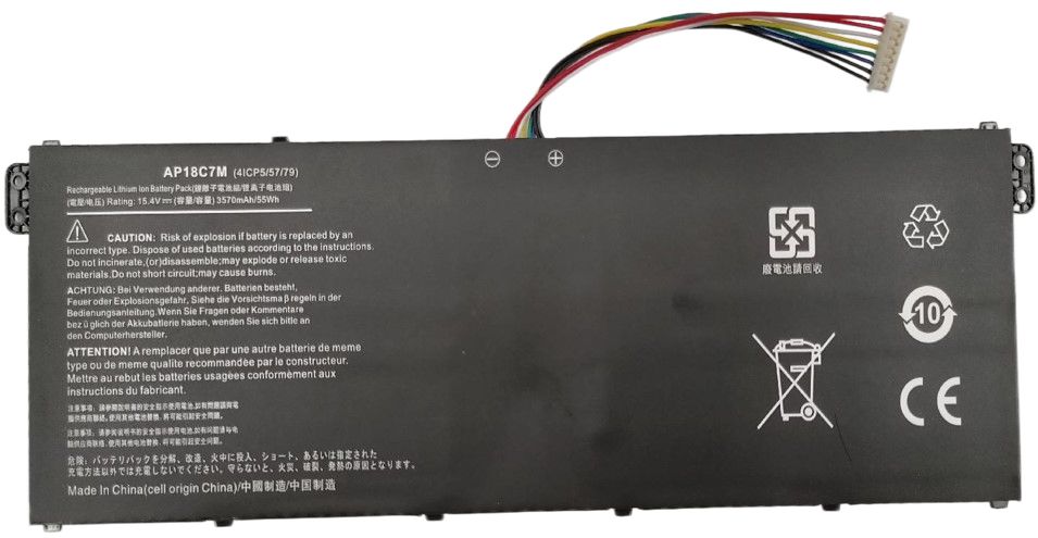 Microspareparts Coreparts 49,28 Wh 15,4 V 3200 Mah Akku Für Acer Laptop, Mbxac-Ba0125