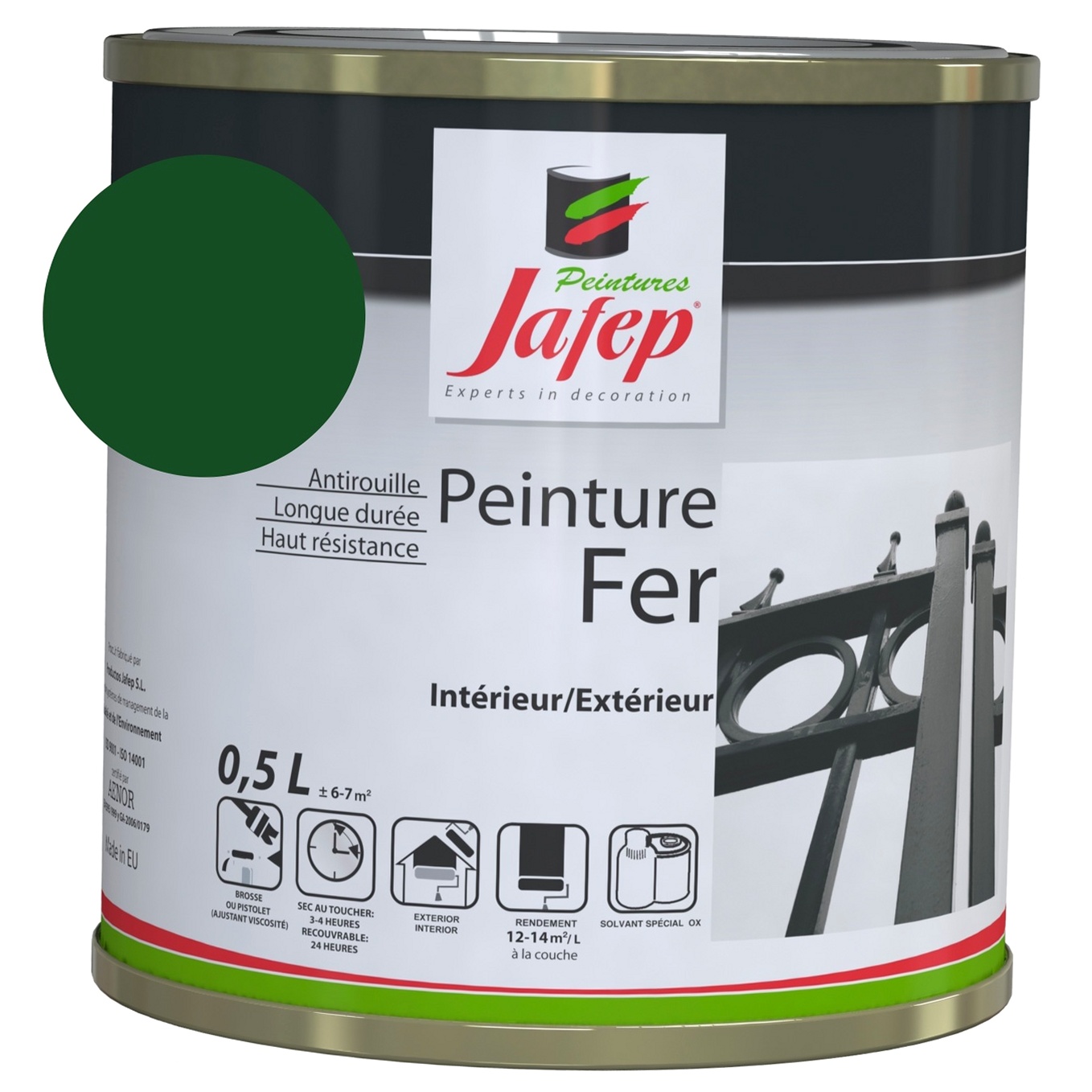 Jafep Grün Rostschutzfarbe 0,5 L