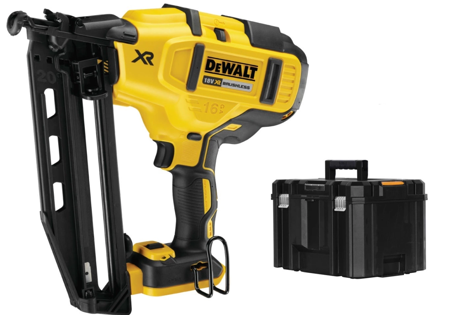Dewalt Dcn 660 Nt Akku Nagler 18V 32-63Mm Brushless Solo + Koffer - Ohne Akku, Ohne Ladegerät