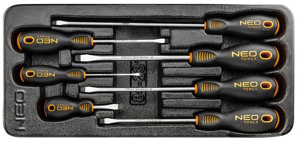 Neo Tools Flachschraubendreher, 7Er-Set