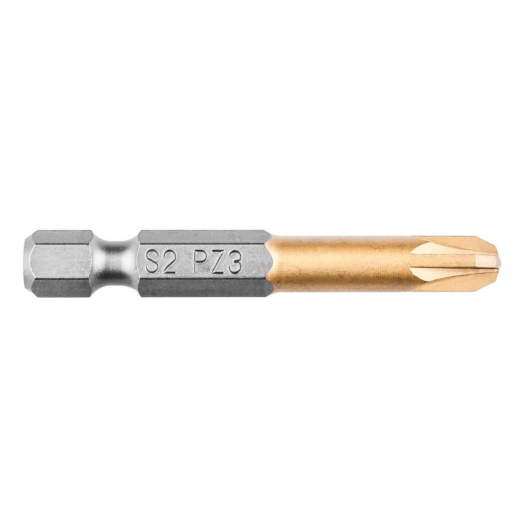 Graphite 1/4" Bit S2 Titannitrid Beschichtet, 50Mm Pz3
