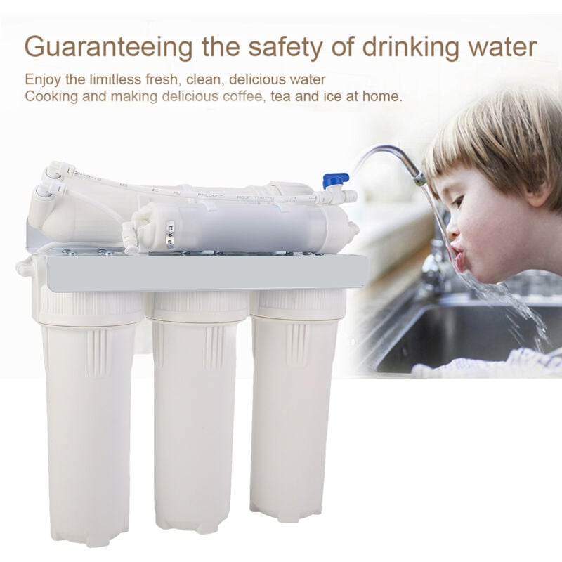 Standard Mit Pumpe, Umkehrosmose Für Den Hausgebrauch, 75 Gpd, Durchflussrate 8 L/h, Wassertank 12 L, Mineralisierung In 5 Stufen, Rückgewinnung 10-20 %, Eingangsdruck 2-5 Bar - Ulisem