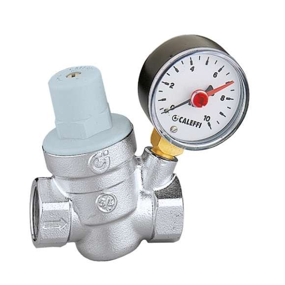 Caleffi Schrägdruckminderer Mit Manometer Und Wechselkartusche 5332 1/2"