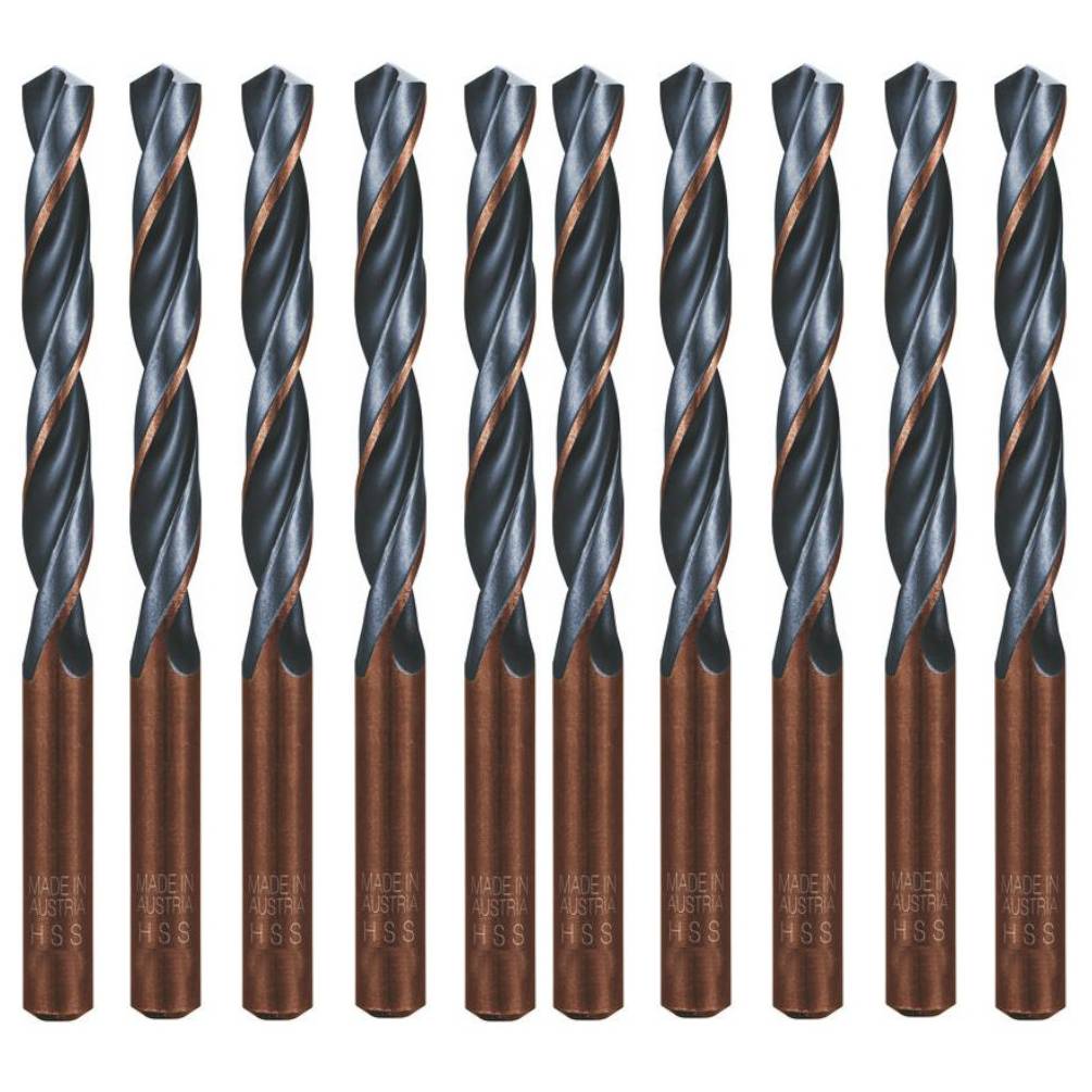 Lot de 10 forets hélicoïdaux HSS court · Ø 1,3 mm — photo de l’offre ManoMano