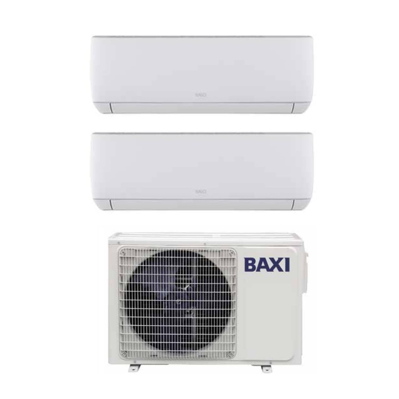 Climatizzatore Condizionatore Baxi Dual Split Inverter Serie Astra 7+12 Con Lsgt50-2m R-32 Wi-fi Optional 7000+12000 - Novità