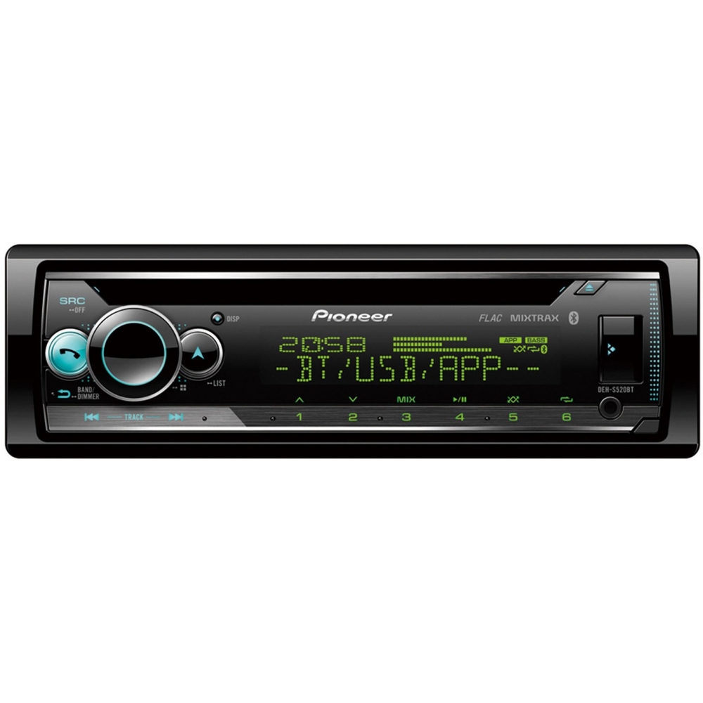 Pioneer DEH-S520BT  Autoradio 1DIN mit Bluetooth CD MP3 USB AUX VarioColor - Image 3