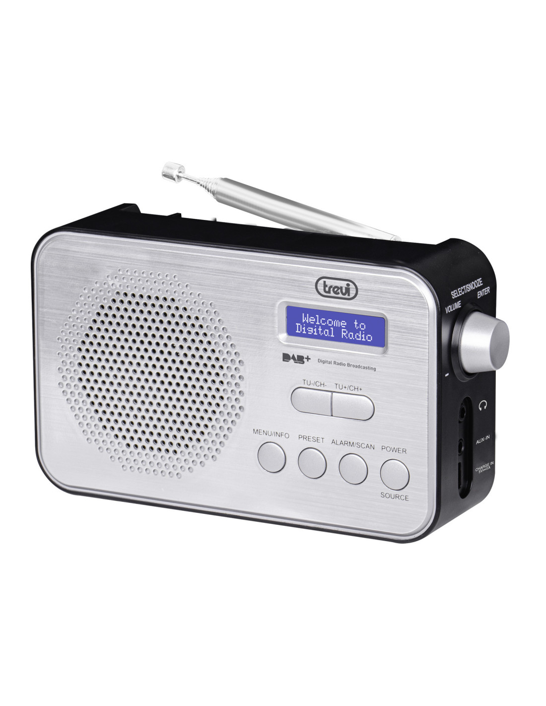 Trevi Schwarz Dab 7F92 R Portable Digital White