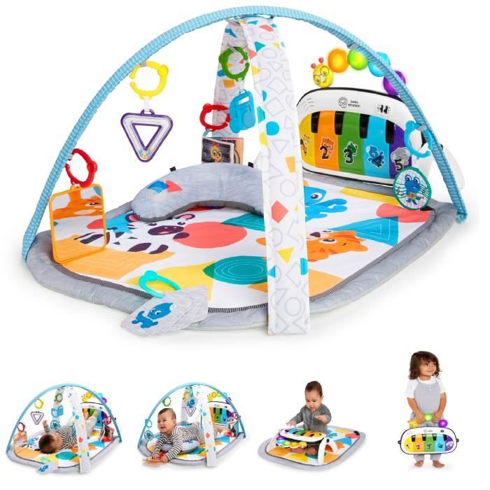 Baby Einstein 4-In-1 Kickin Tunes Musik- Und Sprachspiel-Fitnessstudio Und Klavier-Aktivit Tsmatte F R Die Bauchzeit - Image 4
