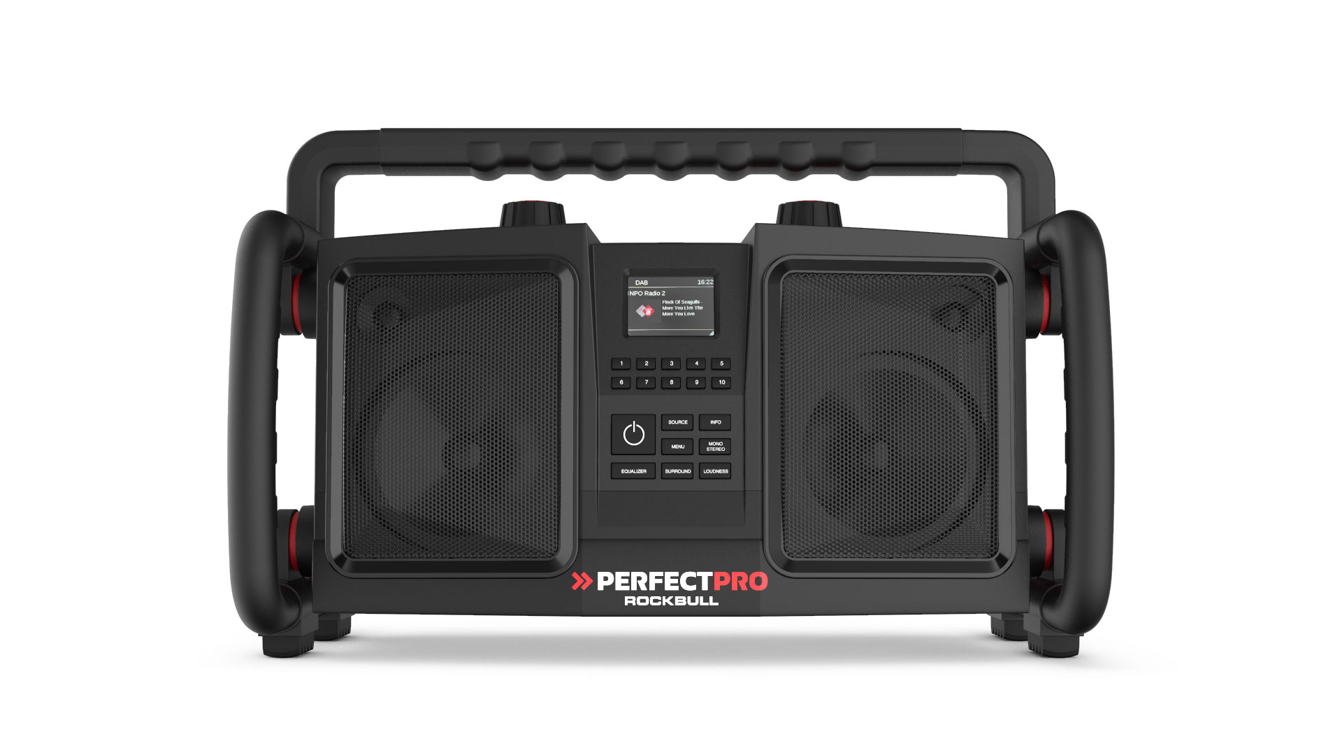 Alsafix Baustellenradio - Rockbull - 2 X 25 W - Bluetooth, Dab+, Wiederaufladbar 8719689465339 - Image 4