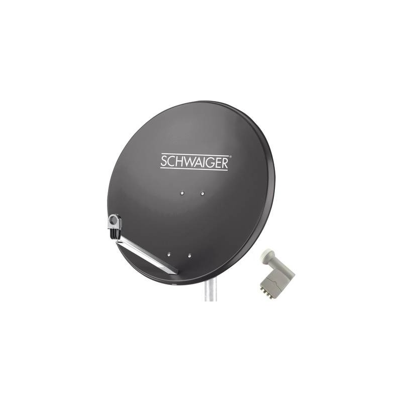 Schwaiger SAT-Anlage ohne Receiver Teilnehmer-Anzahl: 4 (SPI9961SET9)