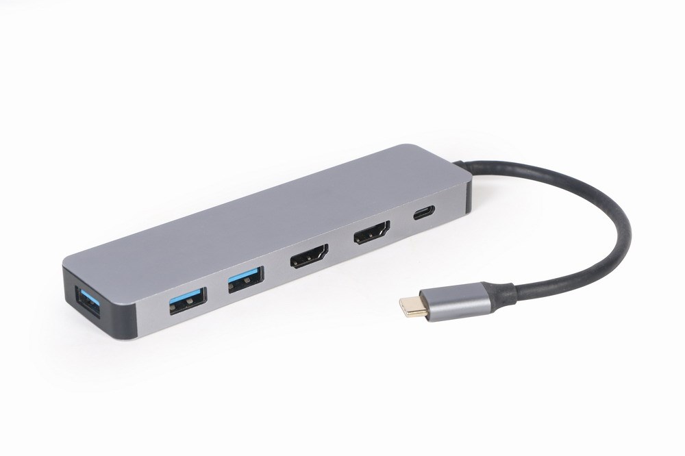 Gembird Cablexpert A-CM-COMBO3-03 - docking station - USB-C 31 - 2 x HDMI - Image 3
