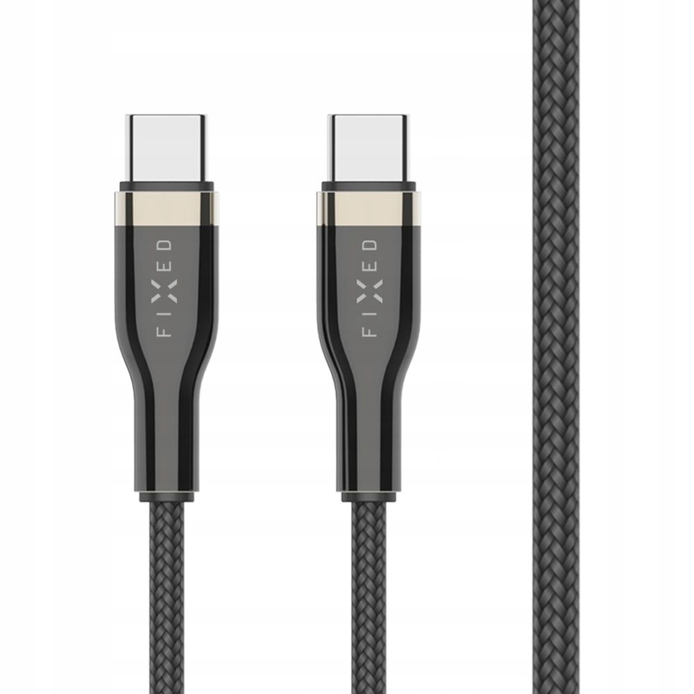 Feste Schnittstelle | Oberflächenkabel USB-C/USB-C, 2m, 100W | FIXDB-CC2-BK - Bild 3